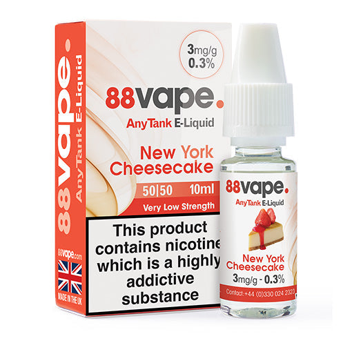 New York Cheesecake Eliquid Just 1 | 88Vape KiK E Liquids New York Cheesecake Eliquid Just 1 | 88Vape KiK E Liquids