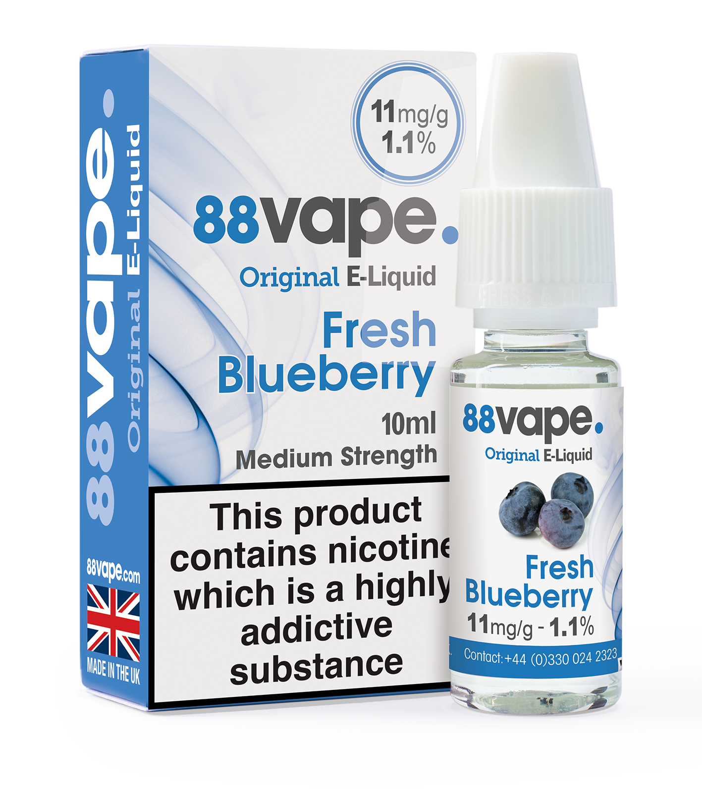 88Vape Fresh Blueberry
