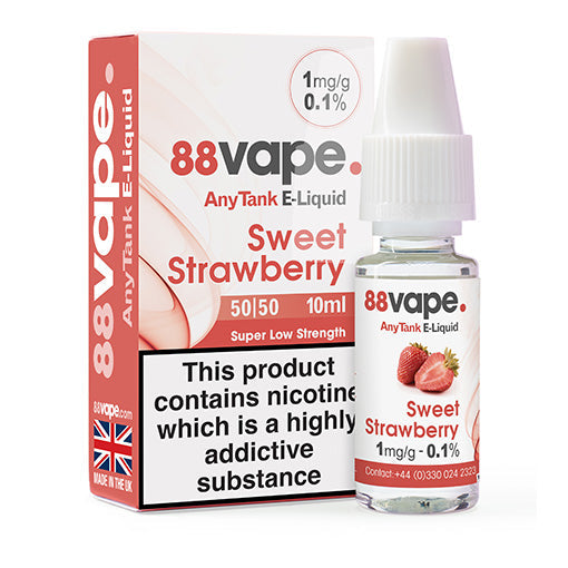 Sweet Strawberry E Liquid Just 1 | 88Vape KiK E Liquids Sweet Strawberry E Liquid Just 1 | 88Vape KiK E Liquids