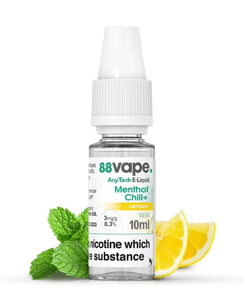 88Vape Menthol Chill+ Lemon KiK E Liquids 88Vape Menthol Chill+ Lemon KiK E Liquids