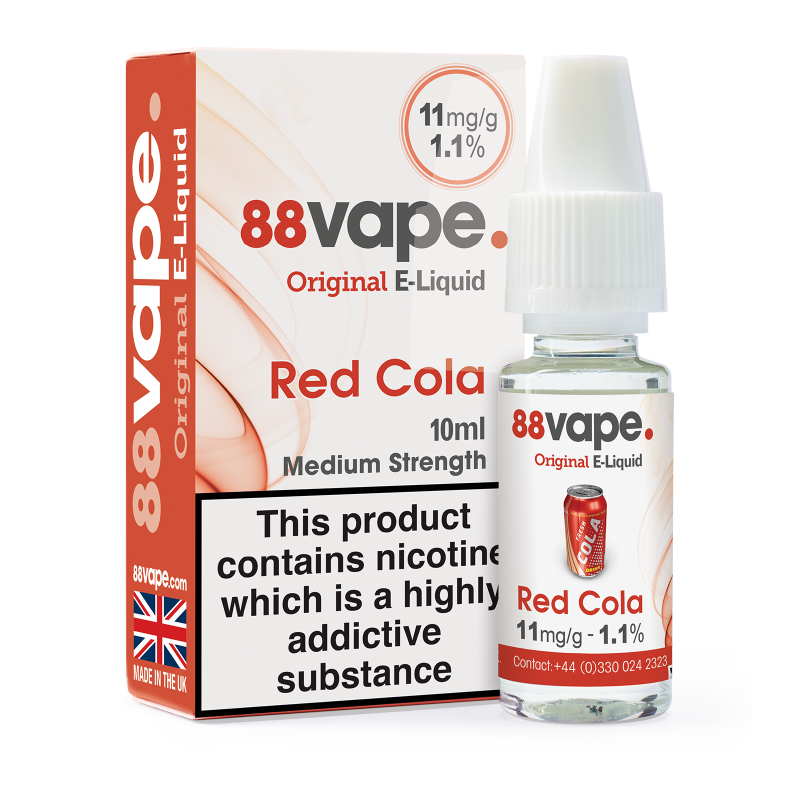 Red Cola Flavour E-Liquid | 88Vape  KiK E Liquids