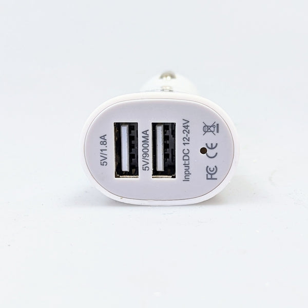 Dual USB Car Charger (DC 12-24V)